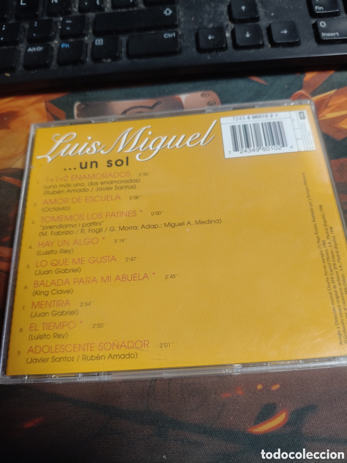 CDs de m&uacute;sica: Luis Miguel un sol - Cd - Foto 3