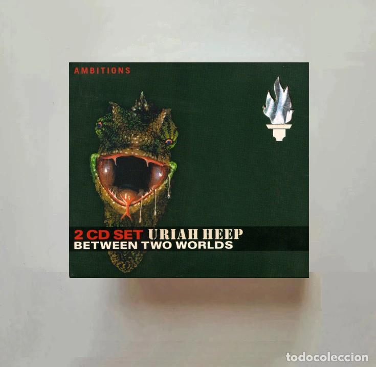 CDs de m&uacute;sica: [DOBLE CD]. URIAH HEEP. BETWEEN TWO WORLDS. AMBITIONS. DIGIPACK. - Foto 1