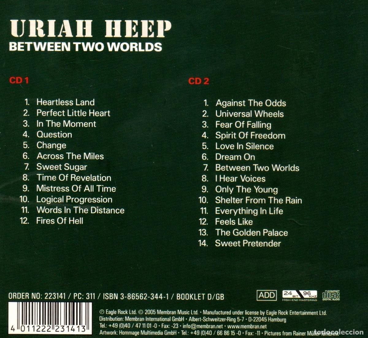 CDs de m&uacute;sica: [DOBLE CD]. URIAH HEEP. BETWEEN TWO WORLDS. AMBITIONS. DIGIPACK. - Foto 2