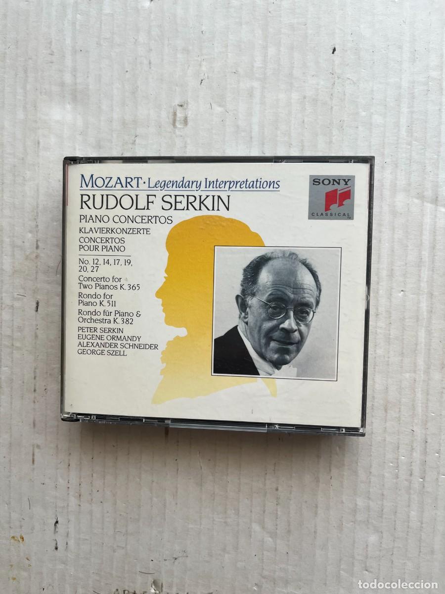 CDs de m&uacute;sica: MOZART PIANO CONCERTOS RONDOS SERKIN ORMANDY ... 3 CDS CAJA GRANDE MUSICA KREATEN