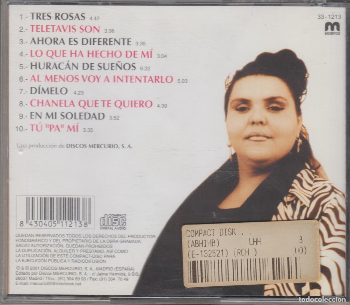 CDs de m&uacute;sica: Chiqui cd Chanela 2001 - Foto 2