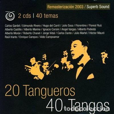 CDs de m&uacute;sica: 20 Tangueros/40 Tangos- 7798108080040