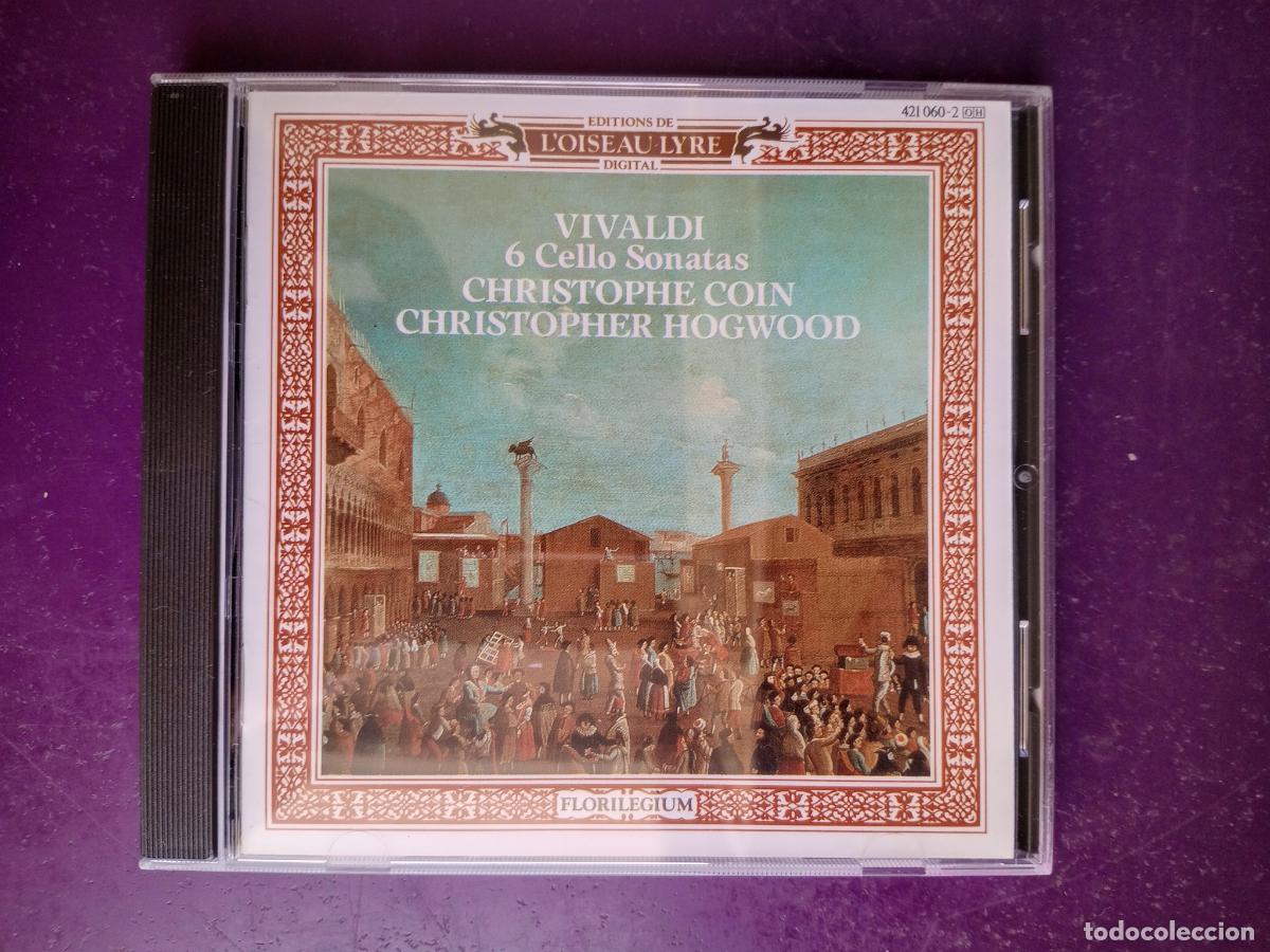 CDs de m&uacute;sica: VIVALDI - Six Cello Sonatas - CD L'Oiseau-Lyre 1989 - SIN USO - clasica, barroco -