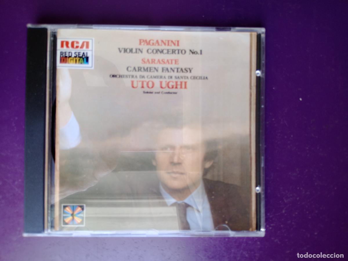 CDs de m&uacute;sica: Paganini &ndash; Violin Concerto No. 1 - Sarasate &ndash; Carmen Fantasy - CD RCA 1986 - UTO UGHI - clasica