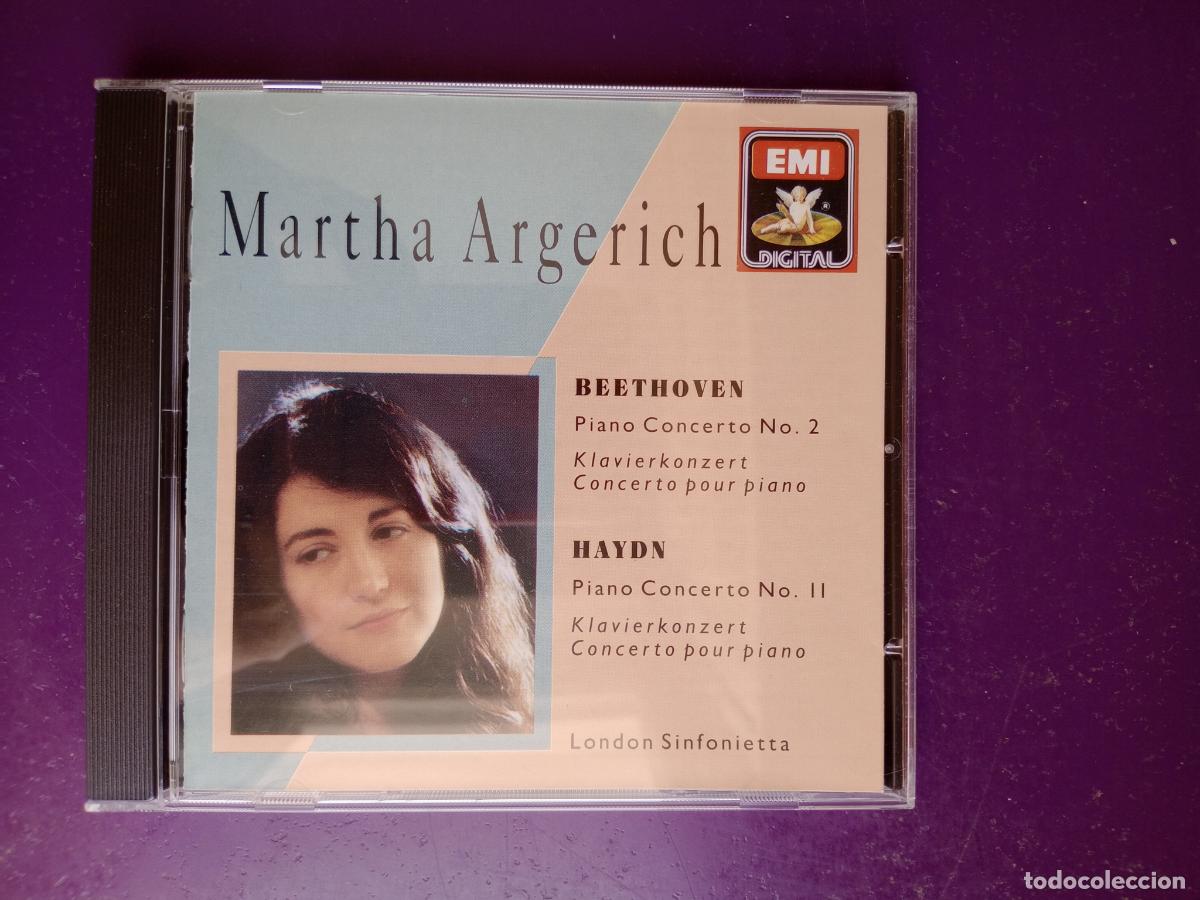 CDs de m&uacute;sica: Beethoven / Haydn - Martha Argerich &ndash; Piano Concerto No. 2 / No1 - CD EMI 1990