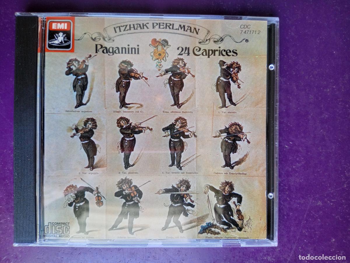 CDs de m&uacute;sica: Paganini / Itzhak Perlman &ndash; 24 Caprices - CD EMI 1991 -