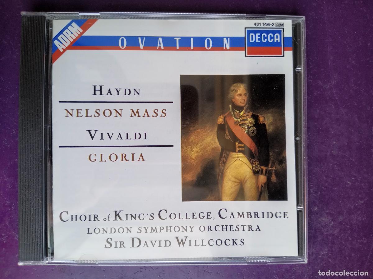 CDs de m&uacute;sica: Haydn: Nelson Mass / Vivaldi: Gloria - CD DECCA 1988 - Choir Of King's College, Cambridge, London