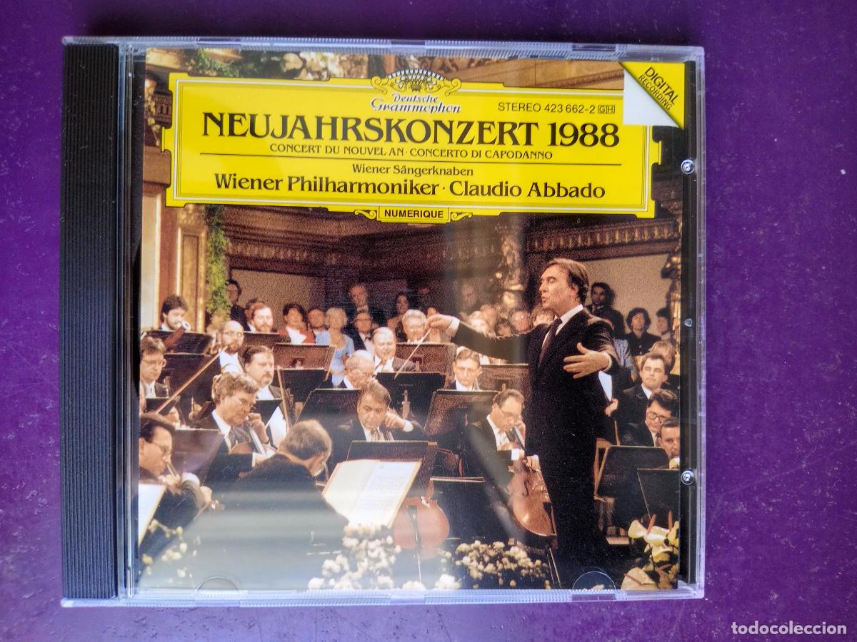 CDs de m&uacute;sica: CONCIERTO A&Ntilde;O NUEVO 1988 / FILARM Y Coro de Ni&ntilde;os de Viena, - Abbado - CD DEUTSCHE 1988