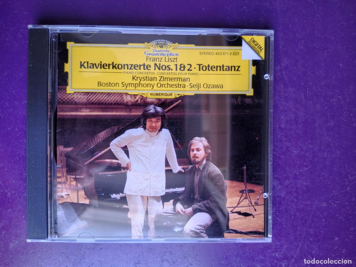 CDs de m&uacute;sica: LISZT - Piano Concertos 1 Y 2 - Totentanz - Krystian Zimerman - Seiji Ozawa - CD DEUTSCHE 1988