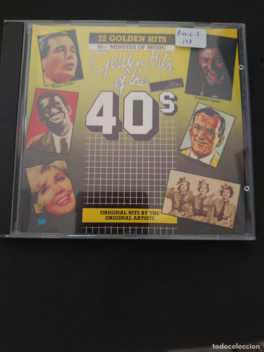 CDs de m&uacute;sica: GOLDEN HITS OF THE 40s. 22 GOLDEN HITS
