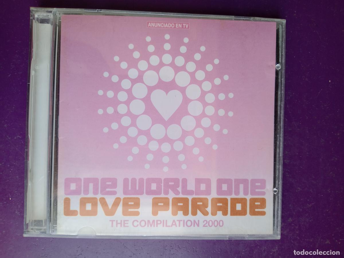CDs de m&uacute;sica: One World One Love Parade - DOBLE CD BLANCO Y NEGRO 2000 - ELECTRONICA, HOUSE, TRANCE- 30 TEMAS