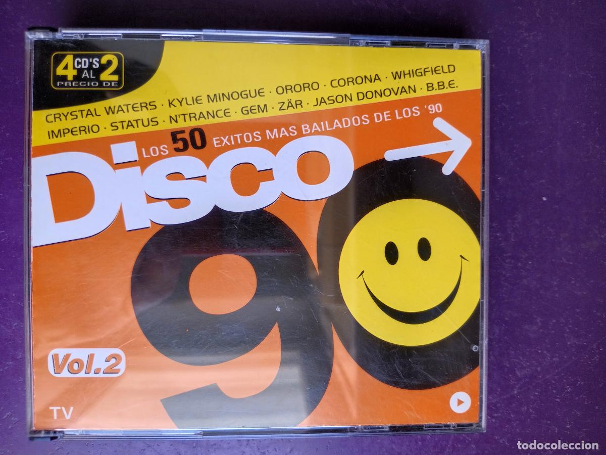 CDs de m&uacute;sica: Disco 90 Vol.2 (Los 50 Exitos Mas Bailados - CAJA 4 CD VALE 1996 - 50 TEMAS + CD MIX