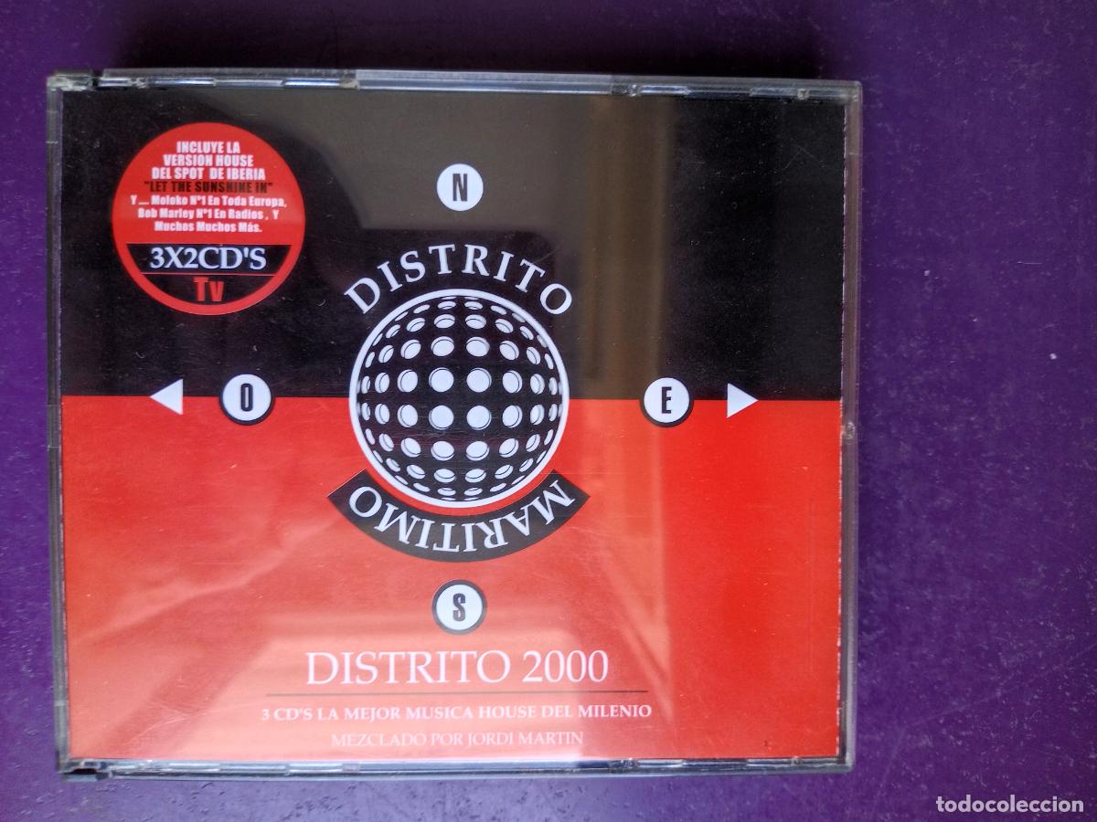 CDs de m&uacute;sica: Distrito 2000 - TRIPLE CD EMOTION 1999 - 46 TEMAS - ELECTRONICA HOUSE
