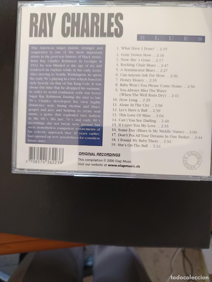 CDs de m&uacute;sica: RAY CHARLES BLUES (ORIGINAL RECORDING) - Foto 2