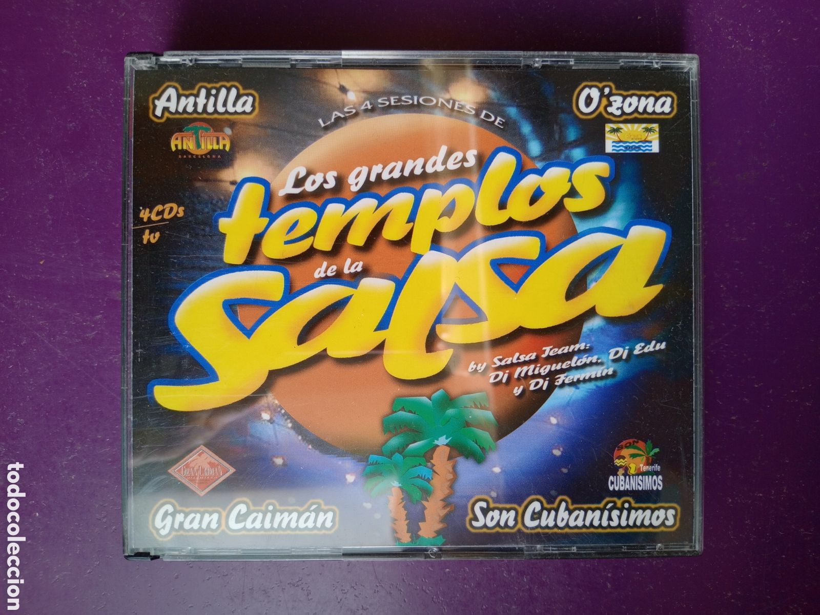 CDs de m&uacute;sica: Las 4 Sesiones d Los Grandes Templos de la Salsa - CAJA 4 CD ENVIDIA 2000 - 60 TEMAS - BACHATA, CUBA