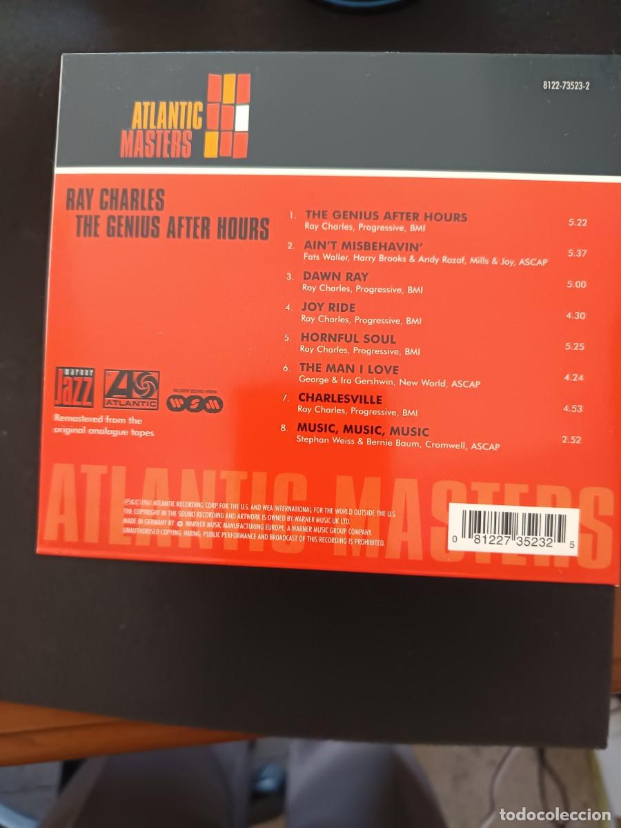 CDs de m&uacute;sica: THE GENIUS AFTER HOURS RAY CHARLES PLAYS - Foto 2