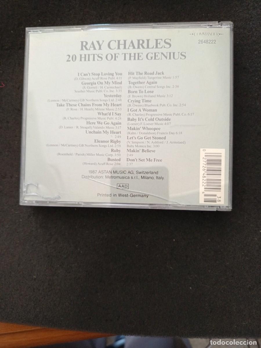 CDs de m&uacute;sica: RAY CHARLES: GREATEST HITS - Foto 2