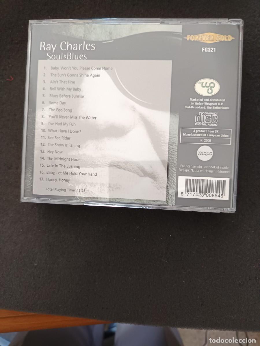 CDs de m&uacute;sica: RAY CHARLES: SOUL & BLUES - Foto 2