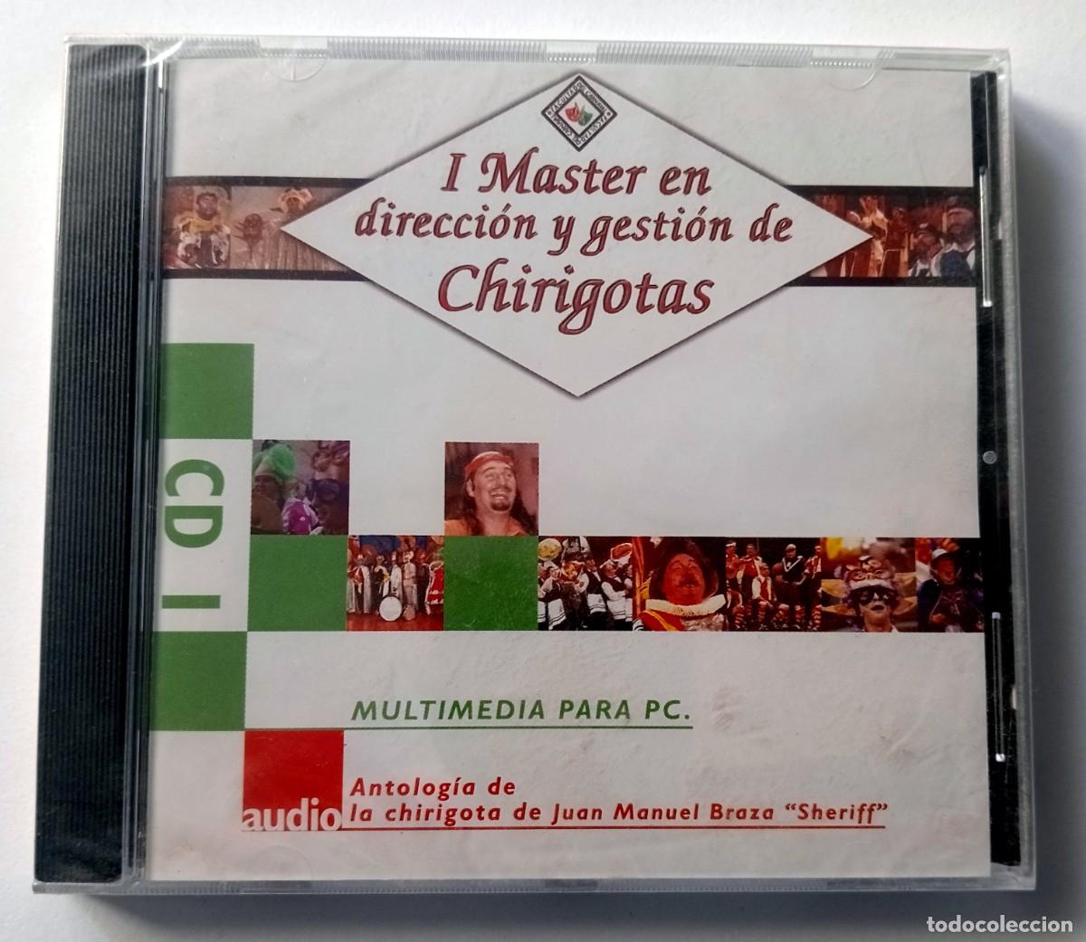 CDs de m&uacute;sica: CD CARNAVAL DE CADIZ - MASTER EN DIRECCI&Oacute;N Y GESTI&Oacute;N DE CHIRIGOTAS (CD I)