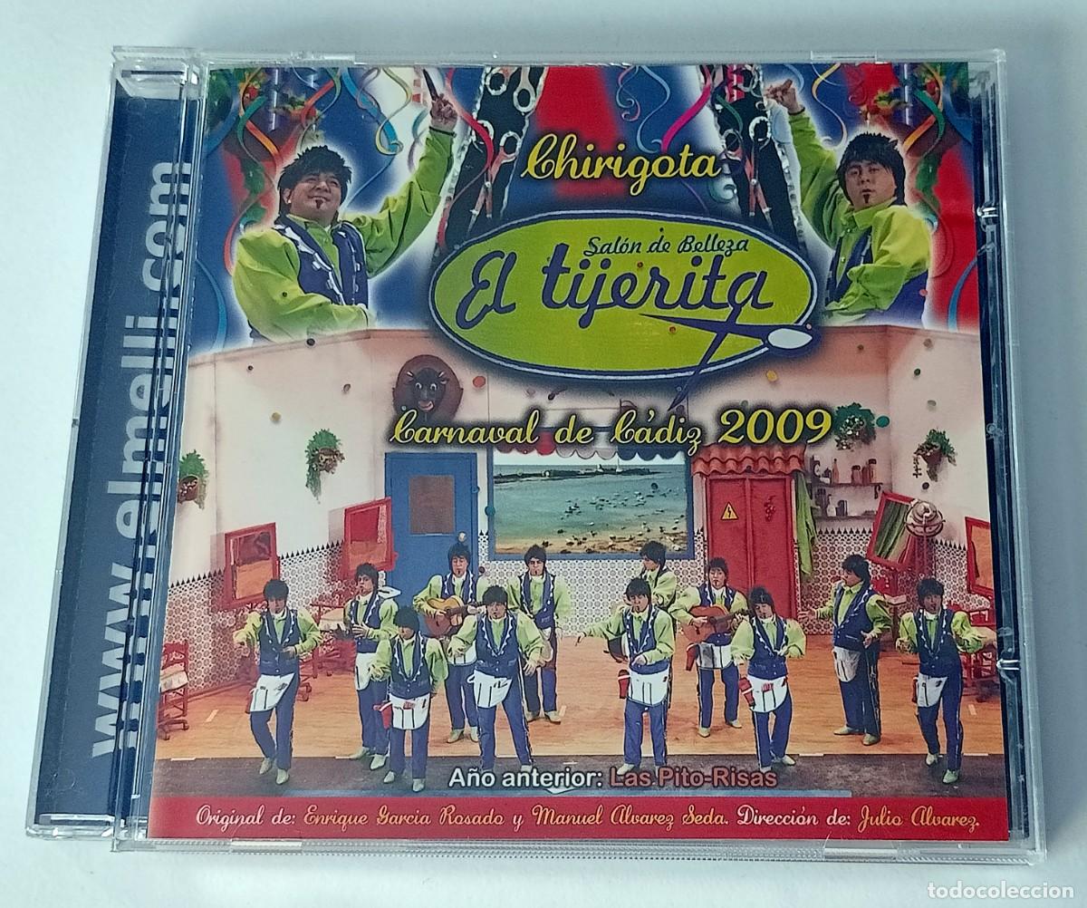 CDs de m&uacute;sica: CARNAVAL DE CADIZ 2009 - CD CHIRIGOTA SALON DE BELLEZA EL TIJERITAS (KIKE REMOLINO)