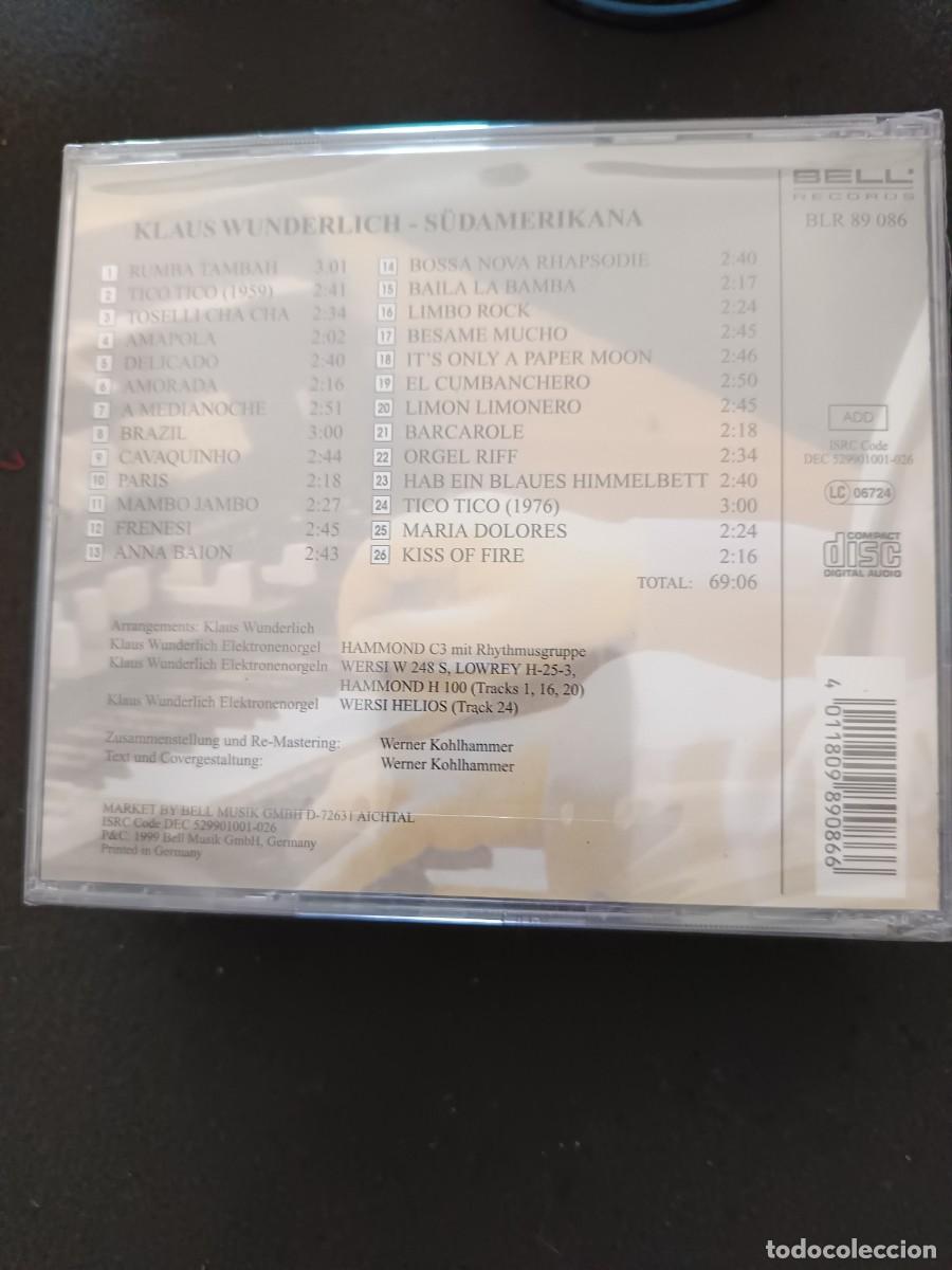 CDs de m&uacute;sica: KLAUS WUNDERLICH. S&Uuml;DAMERIKANA - Foto 2