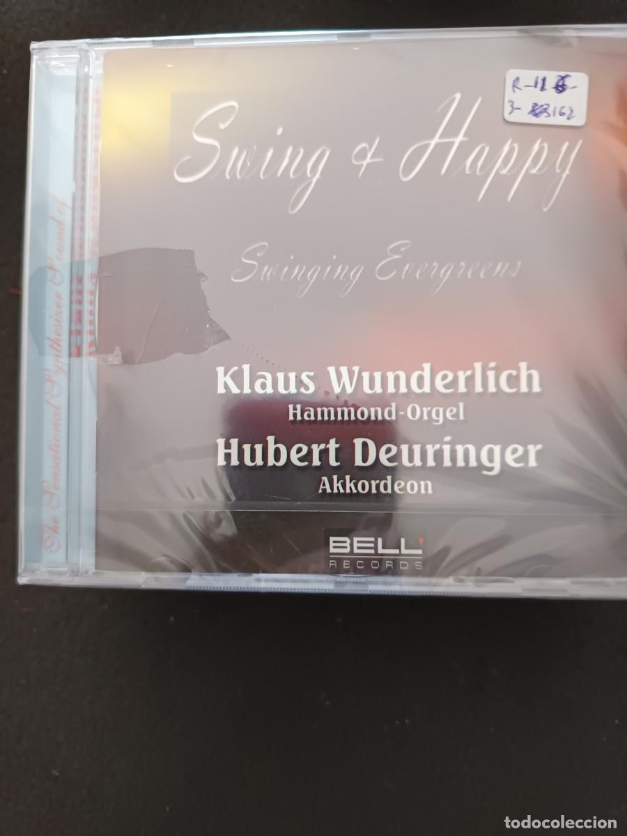 CDs de m&uacute;sica: SWING & HAPPY. SWINGING EVERGREEN. KLAUS WUNDERLICH (HAMMOND-ORGEL) / HUBERT DEURINGER (AKKORDEON)