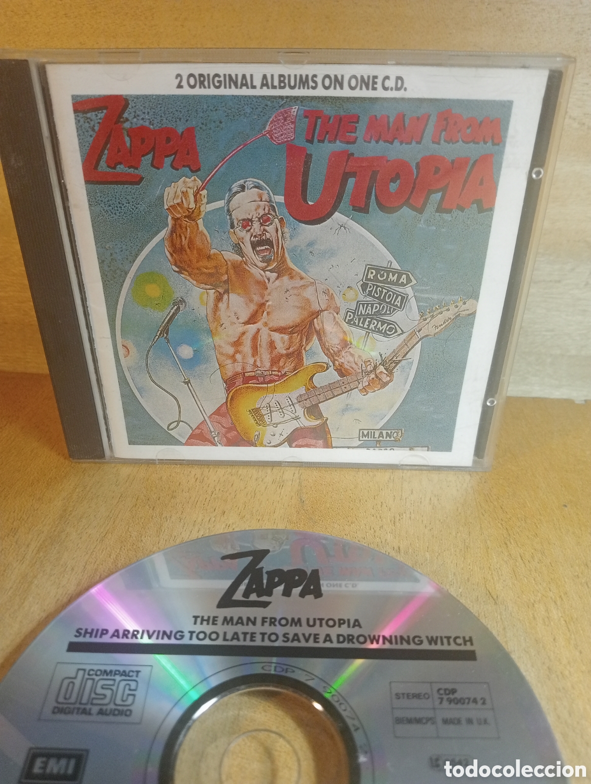 CDs de m&uacute;sica: Frank Zappa. The man from utop&iacute;a. Ship arriving...
