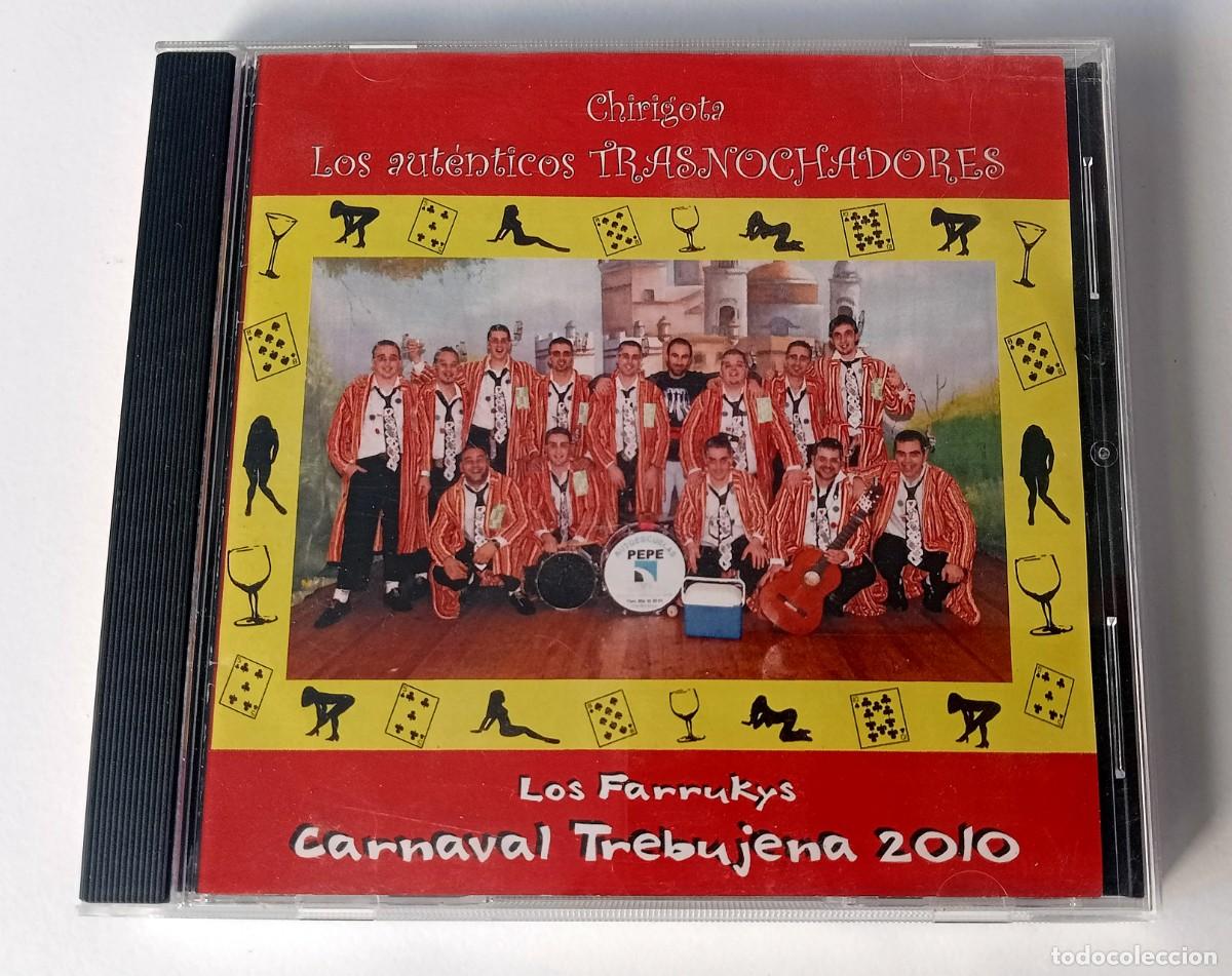 CDs de m&uacute;sica: CARNAVAL DE CADIZ 2010 - CD CHIRIGOTA LOS AUT&Eacute;NTICOS TRASNOCHADORES