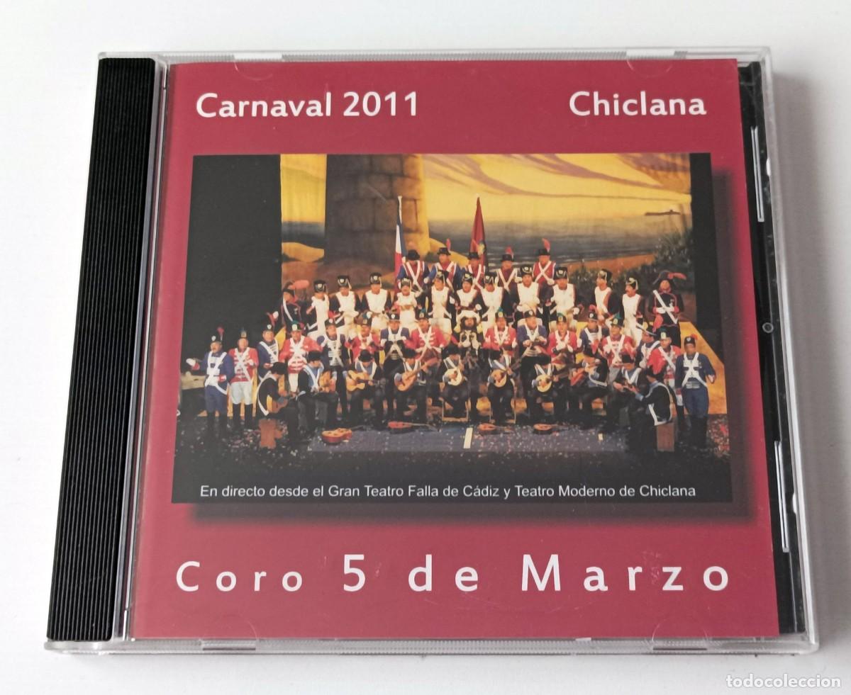 CD de M&uacute;sica: CARNAVAL DE CADIZ 2011- CD CORO DE CHICLANA 5 DE MARZO