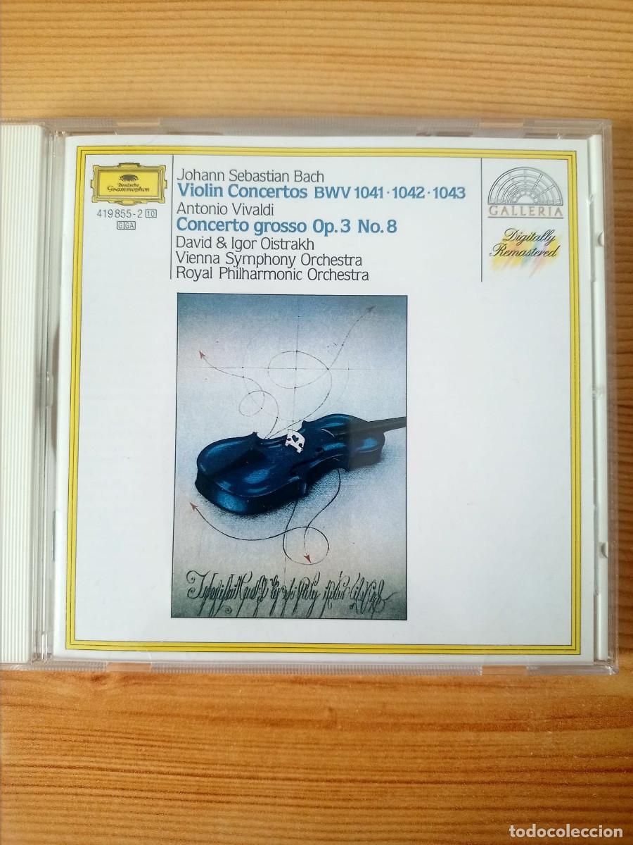 CDs de m&uacute;sica: David Oistrakh &ndash; Bach: Violin Concertos &ndash; CD Deutsche Grammophon 419 855-2