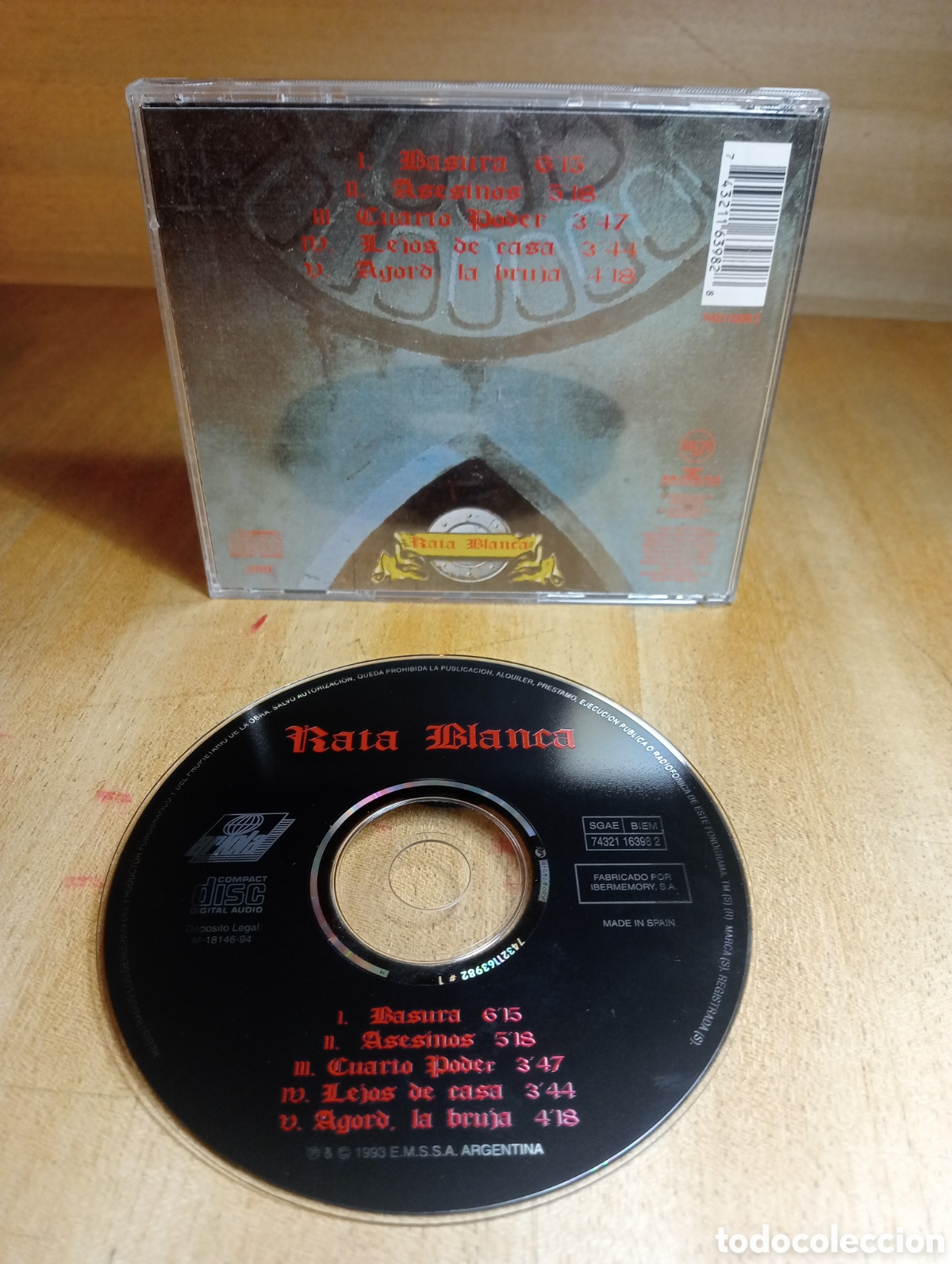 CDs de m&uacute;sica: Rata Blanca. El libro oscuro. - Foto 2