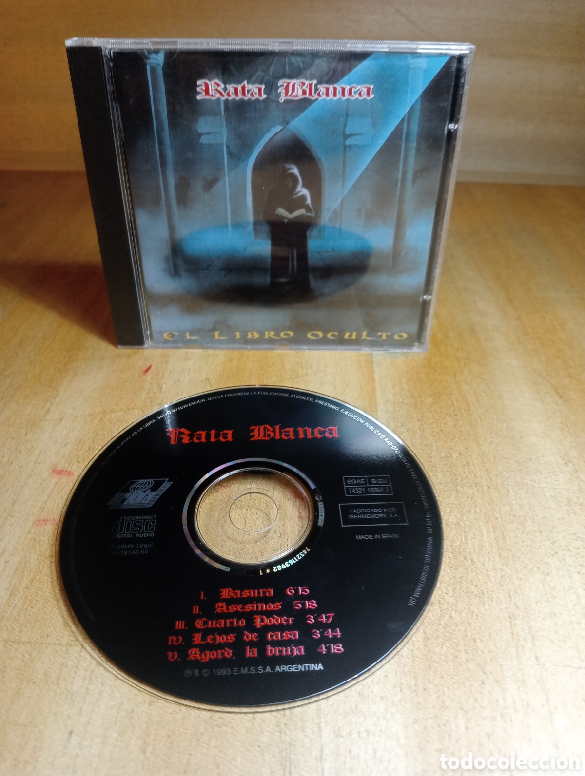 CDs de m&uacute;sica: Rata Blanca. El libro oscuro. - Foto 1