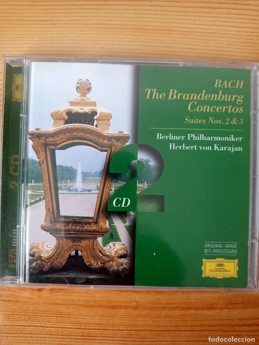 CDs de m&uacute;sica: Bach: Brandenburgische Konzerte &ndash; Herbert von Karajan &ndash; 2 CD Deutsche Grammophon 453 001-2