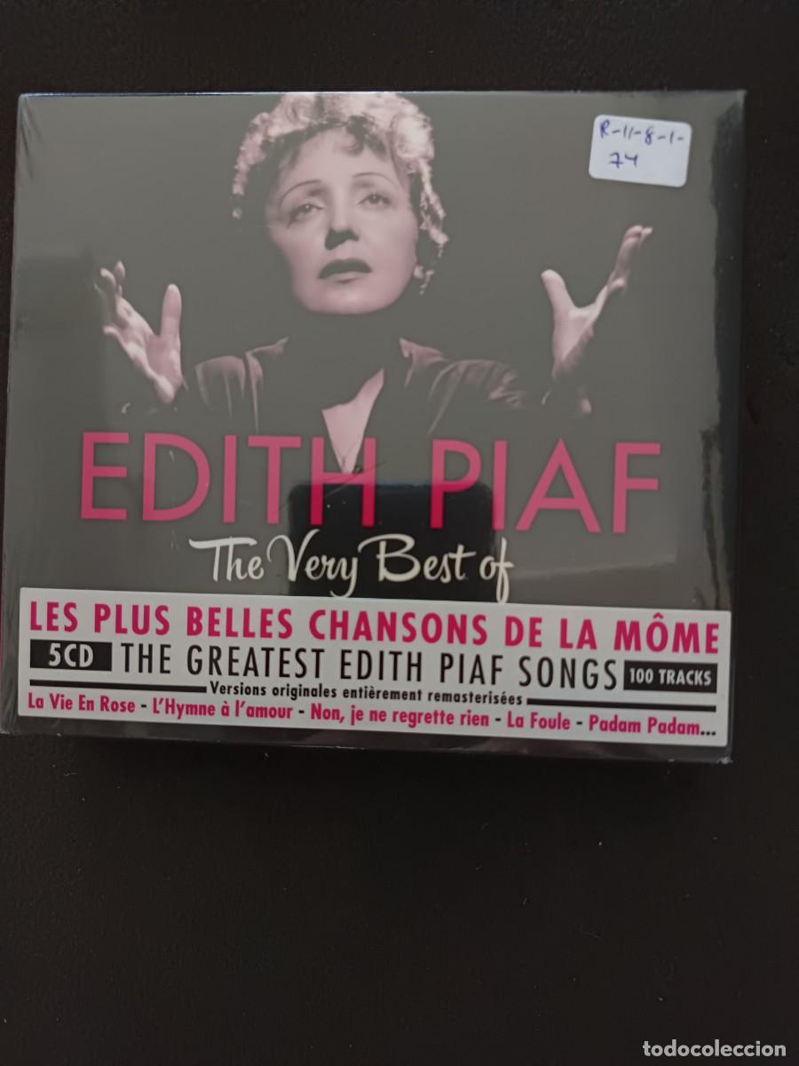 CDs de m&uacute;sica: 5 CD. THE VERY BEST OF EDITH PIAF. LES PLUS BELLES CHANSONS DE LA M&Ocirc;ME. 100 TRACKS