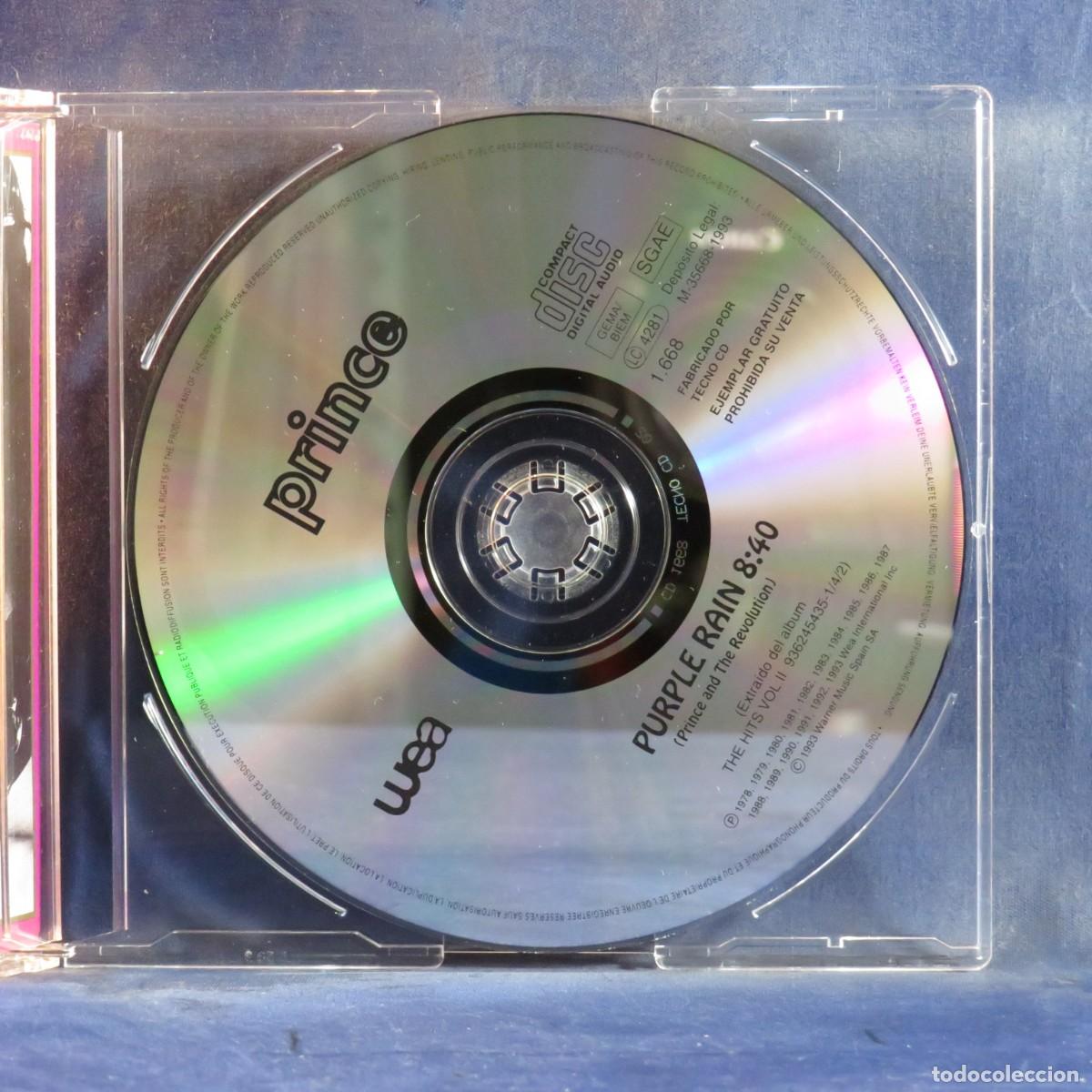 CDs de m&uacute;sica: PRINCE &ndash; PURPLE RAIN - CD SINGLE (1993) - Foto 3