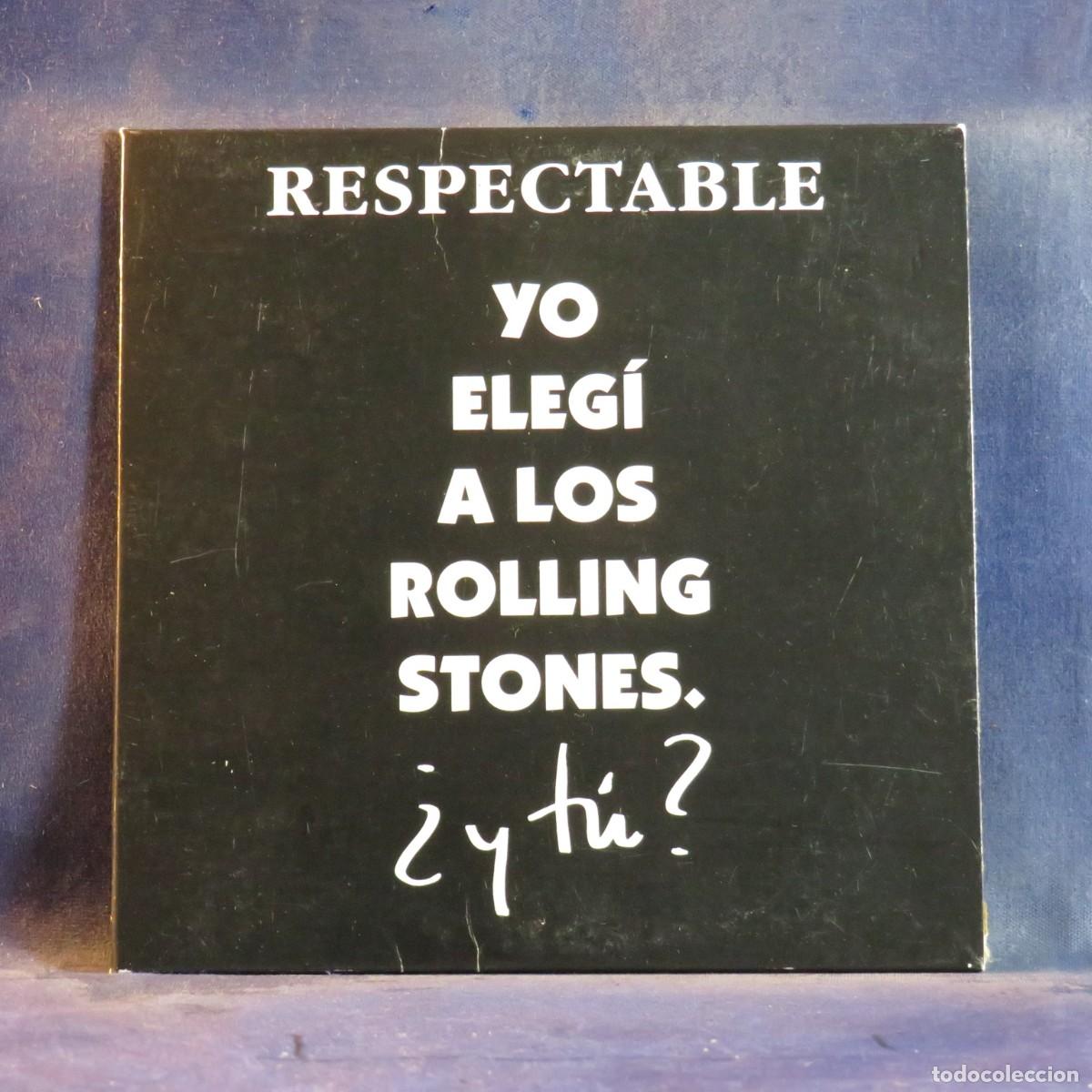 CDs de m&uacute;sica: THE ROLLING STONES &ndash; RESPECTABLE - CART&Oacute;N CD SINGLE - Foto 1