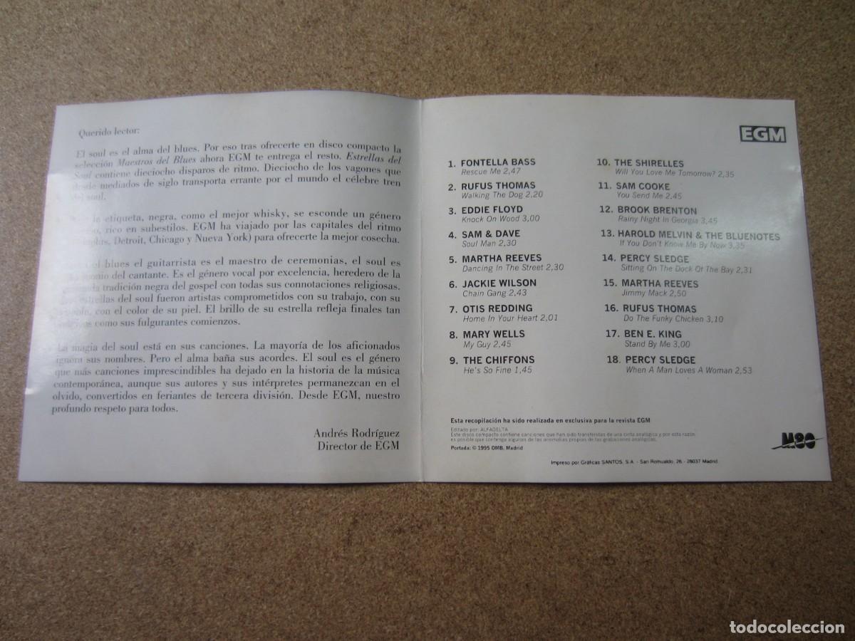 CDs de m&uacute;sica: Estrellas del Soul (EGM 1995) (CD) - Foto 4