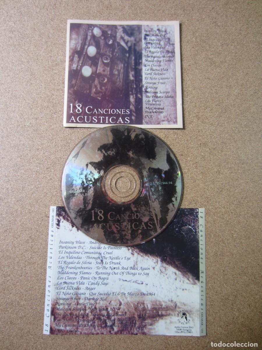 CDs de m&uacute;sica: 18 Canciones Ac&uacute;sticas (Grabaciones en el Mar 1994) (CD)