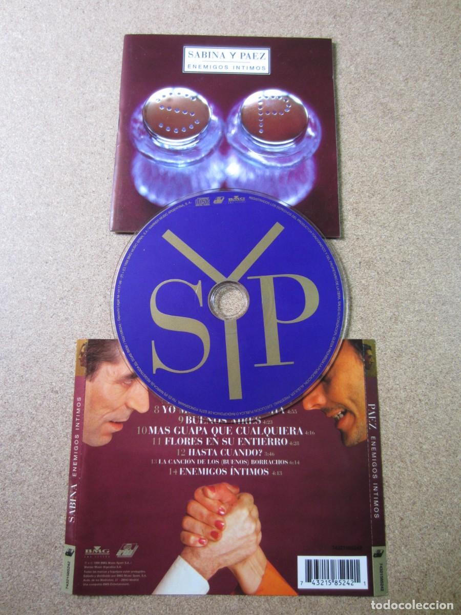 CDs de m&uacute;sica: Joaqu&iacute;n Sabina y Fito P&aacute;ez - Enemigos &Iacute;ntimos (CD)