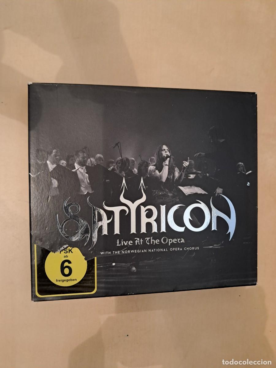 CDs de m&uacute;sica: Satyricon , Live At the Opera , 2xCD+DVD , 2015 , perfecto estado , Black Symphonic Metal
