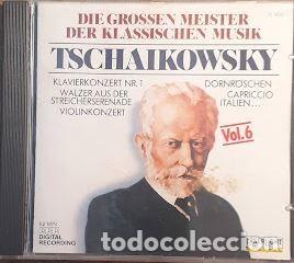 CD de M&uacute;sica: Die Grossen Meister der Klassischen Musik, Tschaikowsky - Vol.6 - P.I. Tchaikovsky