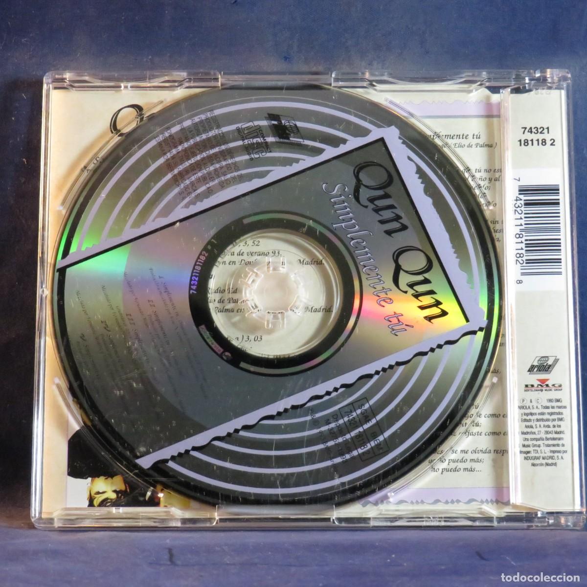 CDs de m&uacute;sica: QUN QUN - SIMPLEMENTE T&Uacute; - CD - Foto 2