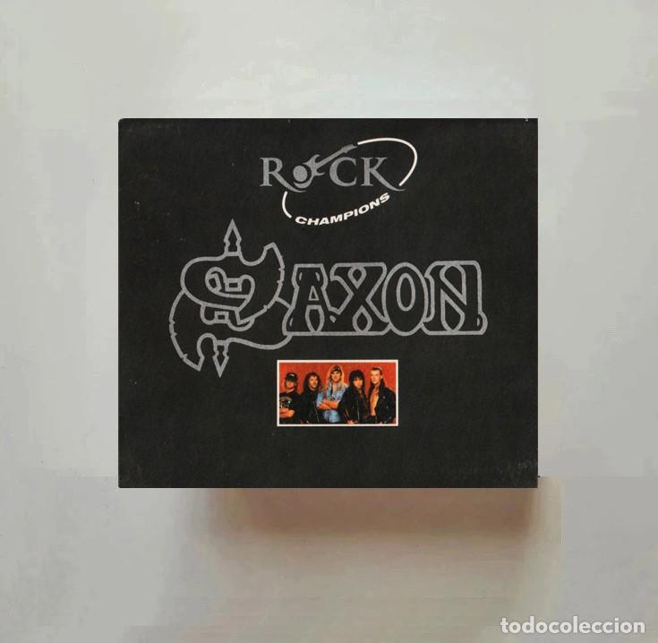 CDs de m&uacute;sica: SAXON. ROCK CHAMPIONS. RECOPILATORIO. CD. DIGIPACK.