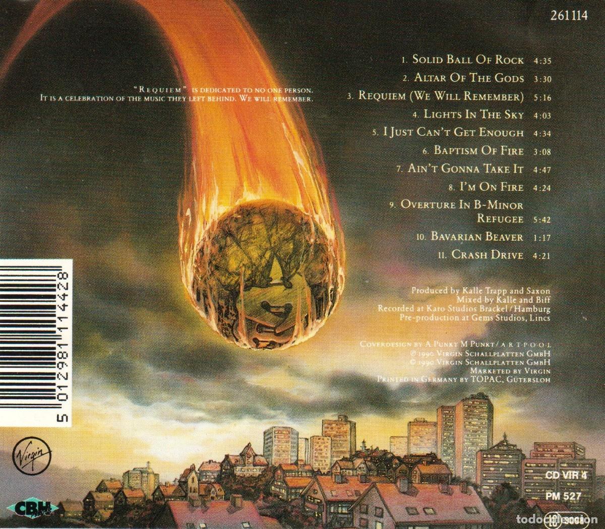 CDs de m&uacute;sica: SAXON. SOLID BALL OF ROCK. CD. - Foto 2