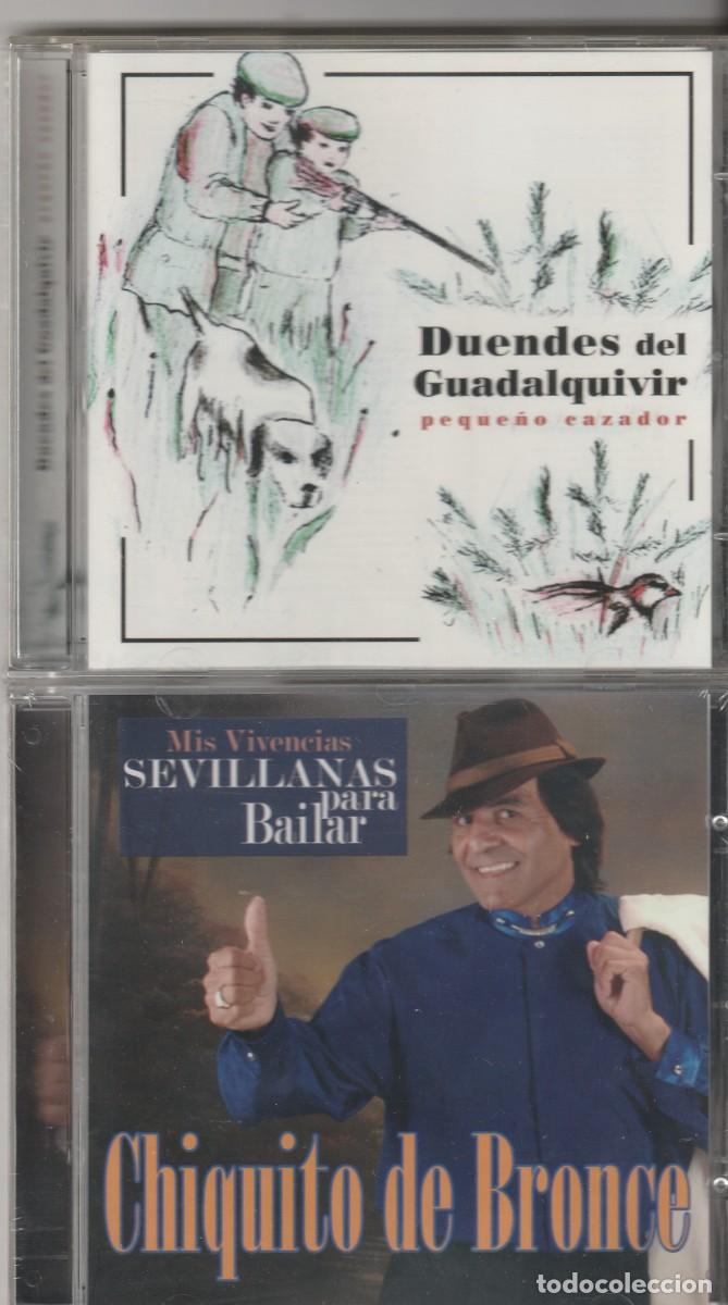 CDs de m&uacute;sica: LOTE DE 2 CDS-DUENDES DEL GUADALQUIVIR-PEQUE&Ntilde;O CAZADOR+Chiquito de Bronce-Mis Vivencias,
