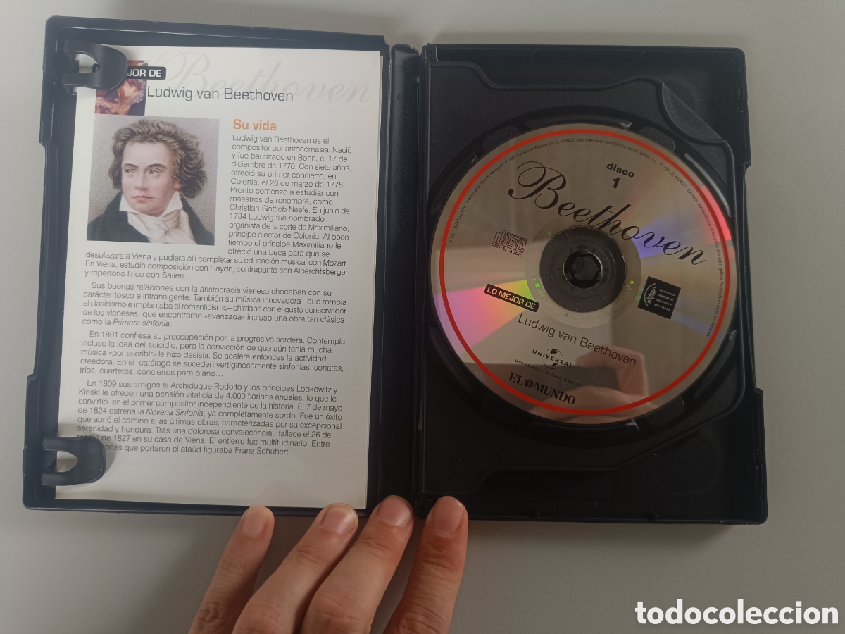 CDs de m&uacute;sica: Beethoven. Lo mejor. (2 CD) - Foto 3