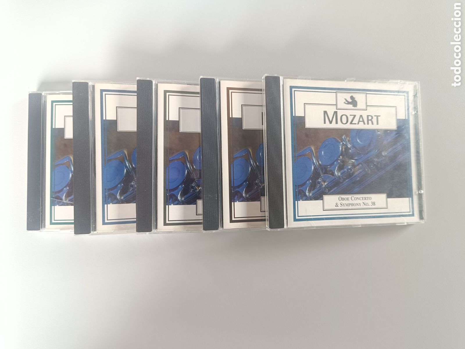 CDs de m&uacute;sica: Mozart. Lote 5 CD. Weton-Wesgram B.V.