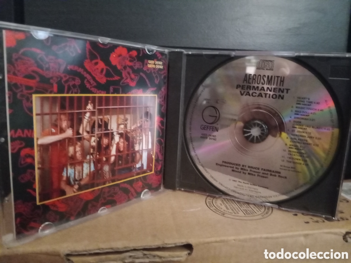CDs de m&uacute;sica: Aerosmith permanent vacation cd - Foto 2