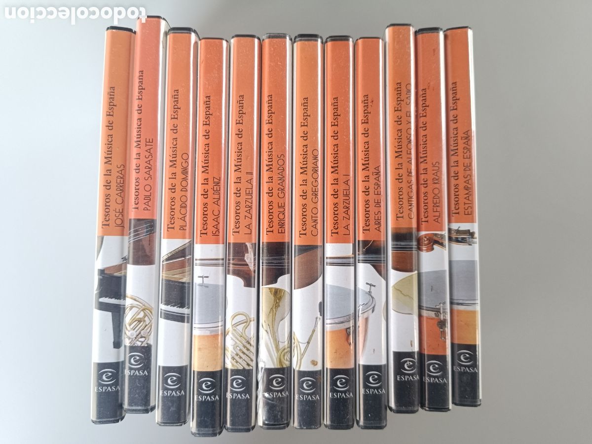 CDs de m&uacute;sica: Tesoros de la m&uacute;sica de Espa&ntilde;a. Estampas de Espa&ntilde;a. Espasa