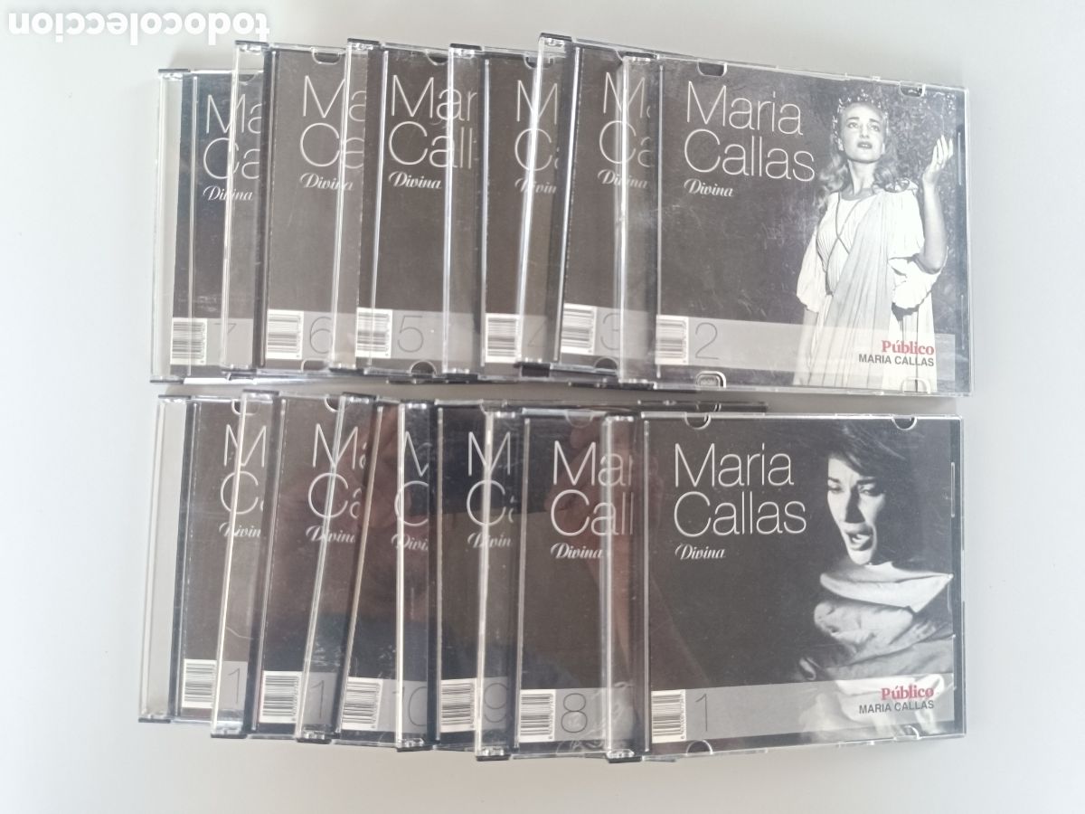 CDs de m&uacute;sica: Mar&iacute;a Callas. Divina. Colecci&oacute;n Diario Publico. 12 CD. Completa
